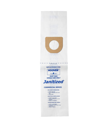 Janitized JAN-HVA-2(3) Paper Premium Replacement Commercial Vacuum Bag, for Hoover A, Advance 1200 Vac, Pacific Steamex MyVac Vacuum Cleaners (12-3 Packs)